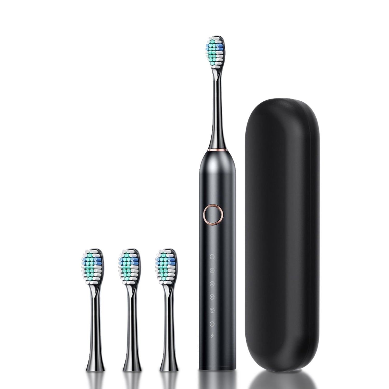 6 MODE Electric Toothbrush With 4 Brush Heads