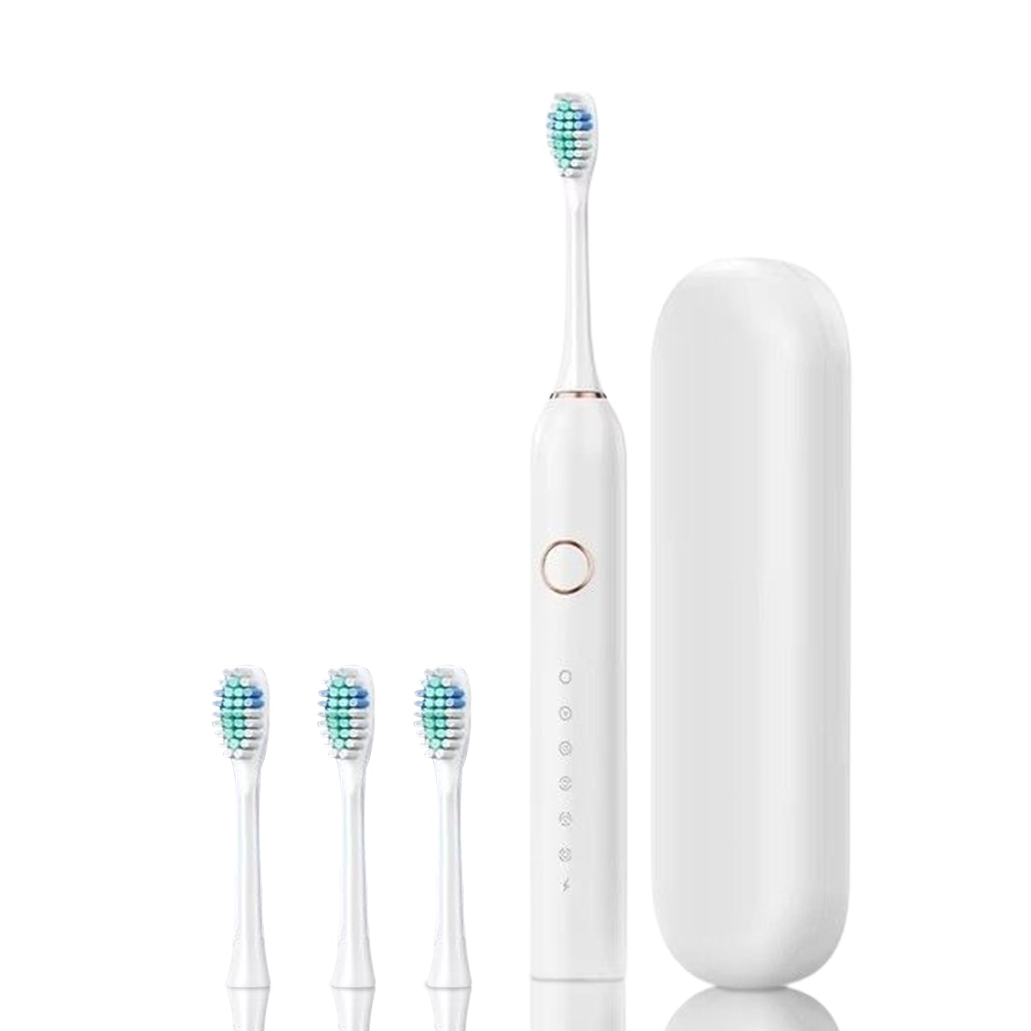 6 MODE Electric Toothbrush With 4 Brush Heads